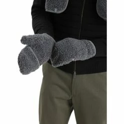 Outlet 🥰 Icebreaker ICL RealFleece Sherpa Mittens gritstone heather ⭐ -Fleece Shop icebreaker icl realfleece sherpa mittens gritstone heather 3