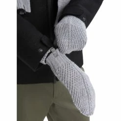Promo ❤️ Icebreaker Waypoint Mittens gritstone heather/black ❤️ 10 Promo ❤️ Icebreaker Waypoint Mittens gritstone heather/black ❤️ -Fleece Shop icebreaker waypoint mittens gritstone heather black 3
