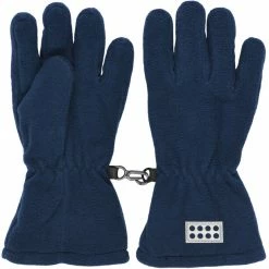 Buy 😍 LEGO wear Lwazun 722 Fleece Gloves Kids dark navy 👍
