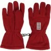 Best Pirce 🧨 LEGO wear Lwazun 722 Fleece Gloves Kids dark red 👏