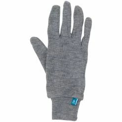 Wholesale ⌛ Odlo Active Warm Plus Gloves Kids odlo steel grey melange 💯