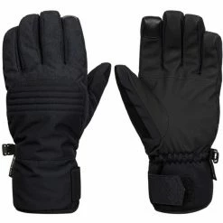 Best deal 🤩 Quiksilver Hill Gore-Tex Gloves Men true black 🎁
