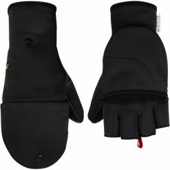New βοΈ SALEWA Sesvenna Fold Back Gloves π© Women black out β