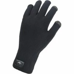 Flash Sale ✨ Sealskinz Waterproof All Weather Ultra Grip Knitted Gloves black ⭐