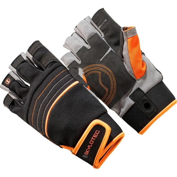 Brand new 𧨠Skylotec SKYGRIP HalfFinger Climbing Gloves black/orange π 3 Brand new 𧨠Skylotec SKYGRIP HalfFinger Climbing Gloves black/orange π