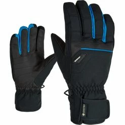 Wholesale 💯 Ziener Glyn GTX + Gore Plus Warm Alpine Skiing Gloves black/persian blue 🎁