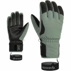 Discount 🧨 Ziener Kale AS AW Gloves 👩 Women green mud 🥰
