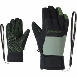 Discount ⌛ Ziener Lanus AS PR Gloves Kids green mud ❤️
