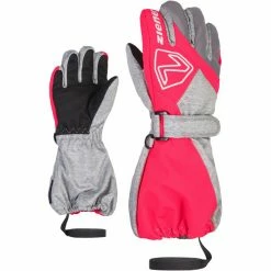 Wholesale 🧨 Ziener Lauro AS Gloves Kids light melange/neon pink 🎉