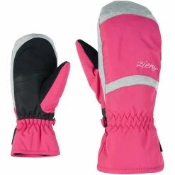 Best Pirce 🔔 Ziener Lejanos AS Mittens Kids pop pink 😉