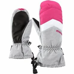 Hot Sale 🛒 Ziener Lettero AS Mittens Kids light melange 💯
